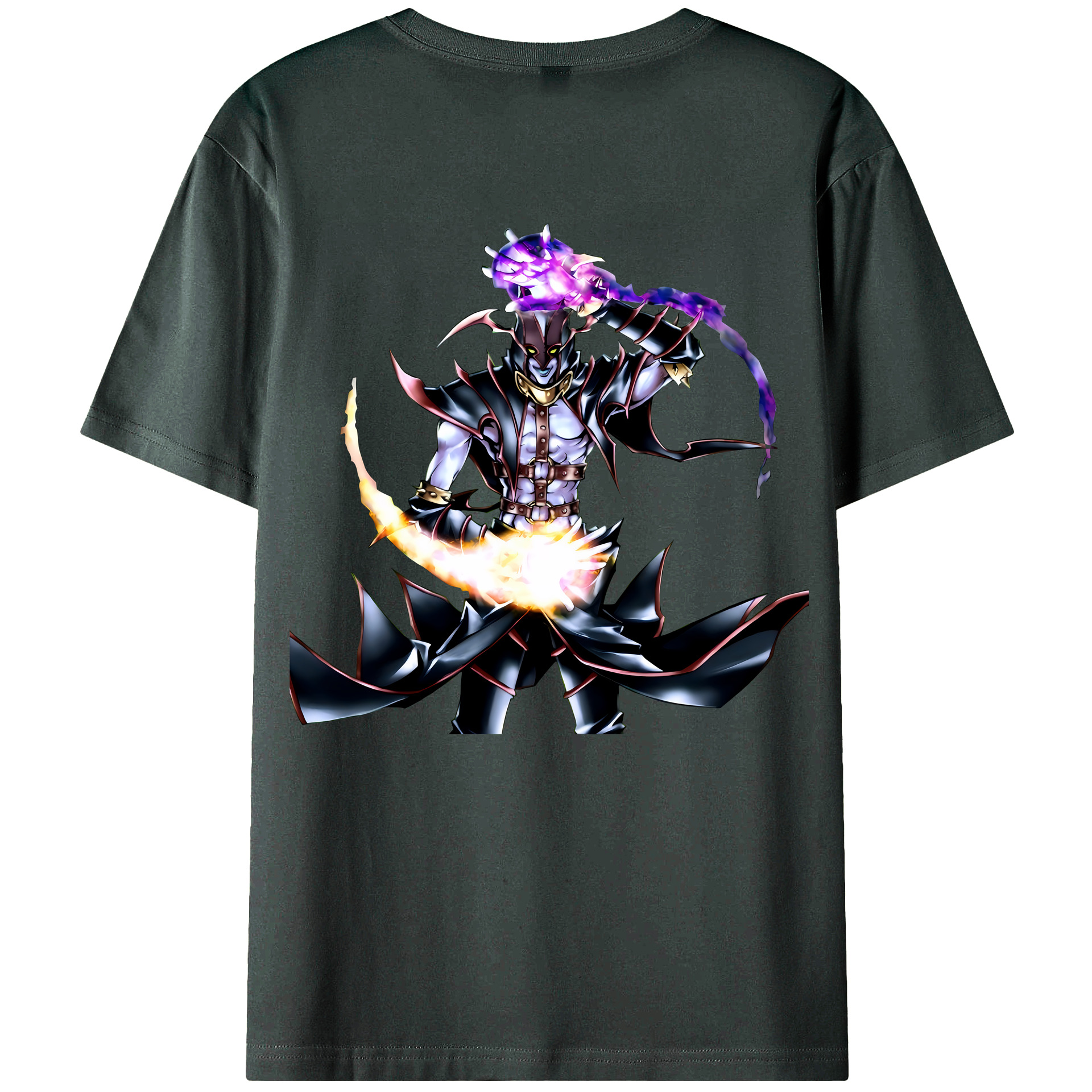（画像用） 遊☆戯☆王 Yu-Gi-Oh! 綿100％ メンズ半袖Tシャツ（バックプリント） 通気性